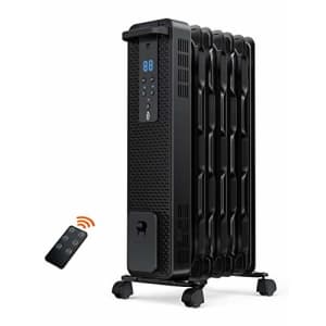 Space Heater, TaoTronics 1500W Oil Filled Radiator Heaters with 3 Heating Mode, 24-Hrs Timer for for $152 Space Heater, TaoTronics 1500W Oil Filled Radiator Heaters with 3 Heating Mode, 24-Hrs Timer for for $152