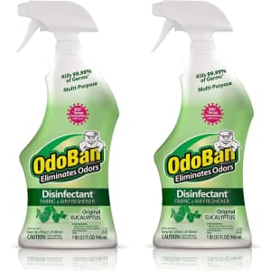 OdoBan Disinfectant and Odor Eliminator 32-oz. Bottle 2-Pack for $7 OdoBan Disinfectant and Odor Eliminator 32-oz. Bottle 2-Pack for $7
