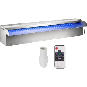 Vevor 11.8" Pool Waterfall with LED for $65 Vevor 11.8" Pool Waterfall with LED for $65