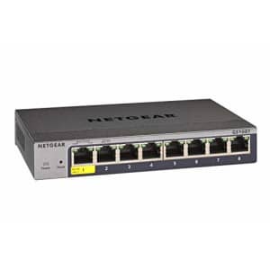 NETGEAR 8-Port Gigabit Ethernet Smart Managed Pro Switch (GS108T) - Desktop for $67