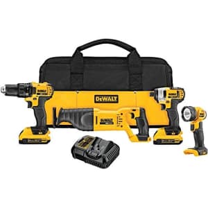 DeWalt 20-Volt Max Lithium-Ion Cordless Combo Kit (4-Tool ) (DCK420D2) for $595