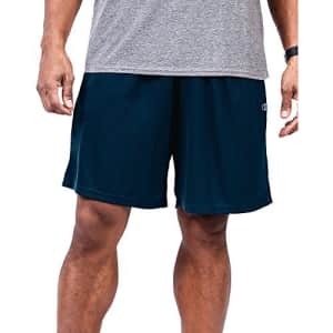 Champion Men's Big-Tall Jersey Shorts, Navy, 4X for $28