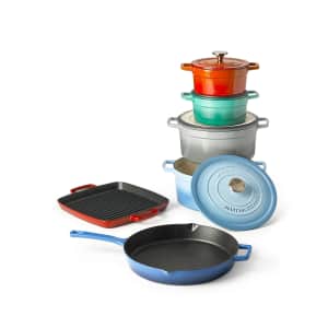 Martha Stewart Collection Enameled Cast Iron & Stoneware Cookware at Macy's. A few items are limited time specials and marked 60% off. Otherwise, apply code "FALL" to save an extra 15% off already discounted items.