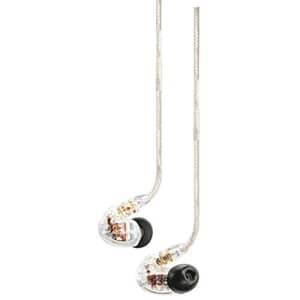 Shure Sound Isolating Triple Driver Earphone with Detachable Cable - Clear (SE535-CL) Triple Flange for $449
