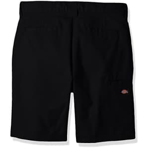 Dickies Boys Flexwaist Flat Front Short W/Extra Pocket Husky, Black, 14H for $7