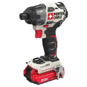 Porter-Cable 20V MAX 1/4" Impact Driver Kit for $68