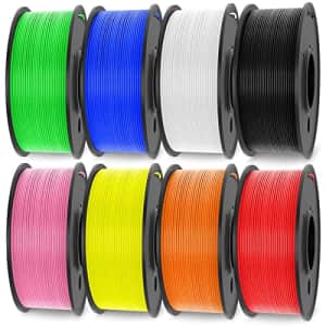 SUNLU 3D Printer Filament Bundle Multicolor PETG Filament 1.75mm, Individually Vacuum Packed, 2kg for $40