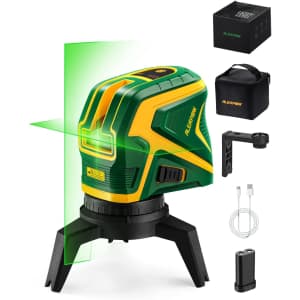 Aleapow 131-Foot Cross Line Laser Level for $45