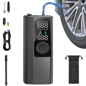 150-PSI Portable Tire Inflator for $21