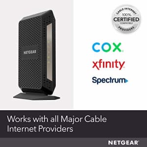NETGEAR Cable Modem CM1000 - Compatible with all Cable Providers including Xfinity by Comcast, for $175