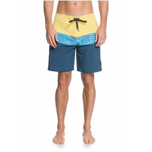 Quiksilver Men's MICRODOSE Beachshort 19 Boardshort Swim Trunk, Misted Yellow, 28 for $56 Quiksilver Men's MICRODOSE Beachshort 19 Boardshort Swim Trunk, Misted Yellow, 28 for $56