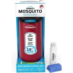 Thermacell Patio Shield Mosquito Repeller for $22