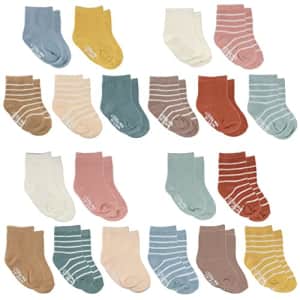 Little Me unisex baby Muted Colors 20 Pack Socks, Multi, 0-24 Months US for $18