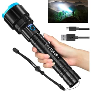 Rechargeable High-Lumen LED Flashlight for $20