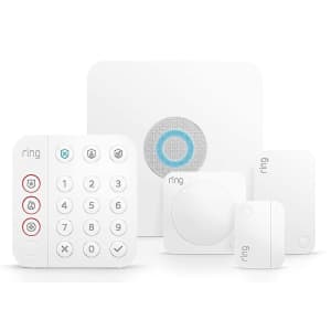 Ring Alarm 5-Piece Home Security Kit for $200