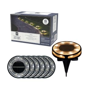 Member's Mark LED Solar Disc Lights 6-Pack for $17 for members Member's Mark LED Solar Disc Lights 6-Pack for $17 for members