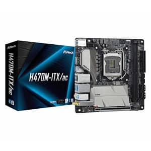 ASROCK H470M-ITX/AC Supports 10th Gen Intel Core Processors (Socket 1200) Motherboard for $179