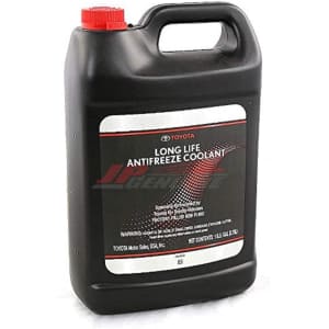 Toyota Genuine Parts Long Life Coolant 1-Gallon Bottle for $25 Toyota Genuine Parts Long Life Coolant 1-Gallon Bottle for $25