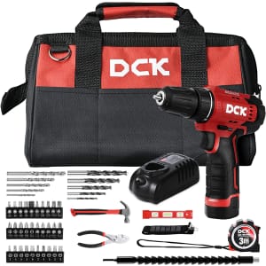 DCK 12V MAX Cordless Drill Set for $90