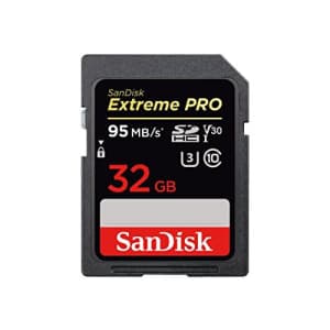 SanDisk Extreme PRO SDHC UHS-I 32GB, Black (SDSDXXG-032G-ANCIN) for $20