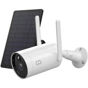 Cooau Wireless Solar Outdoor Security Camera for $55