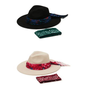 The Pioneer Woman Cowgirl Hat w/ 2 Scarves for $8
