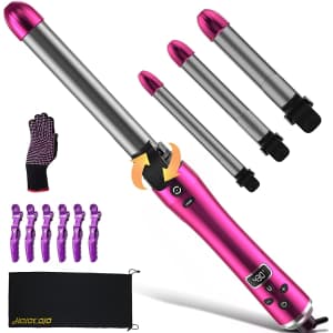 Hojocojo 3-in-1 Auto-Rotating Curling Iron for $45