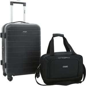 Wrangler 2-Piece Carry-On Luggage Set for $48 Wrangler 2-Piece Carry-On Luggage Set for $48