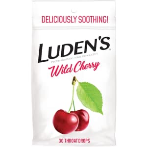 Luden's Wild Cherry Throat Drops 30-Count for $2