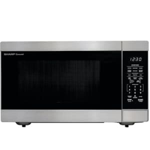 SHARP ZSMC2266HS Oven with Removable 16.5" Carousel Turntable, Cubic Feet, 1200 Watt Countertop for $244