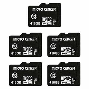 Inland Micro Center 16GB Class 10 Micro SDHC Flash Memory Card with Adapter for Mobile Device Storage for $17