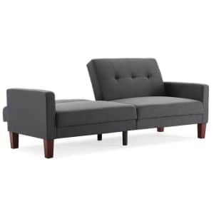 Harper & Bright Designs Granville Square-Arm Convertible Sleeper Sofa Bed for $538