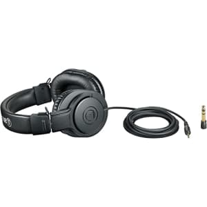 Audio-Technica ATH-M20X Monitor Headphones for $49