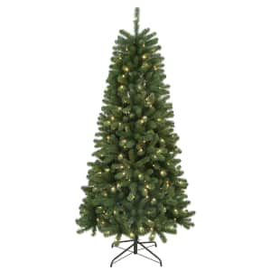 Holiday Time Bridgeport 7-Ft. LED Artificial Christmas Tree for $55