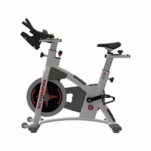 Schwinn AC Performance Plus Indoor Bike with Carbon Blue Belt Drive and Morse Taper - White for $2,499