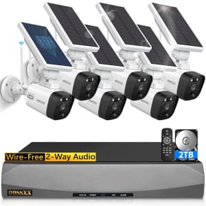Solar-Powered 6-Camera Outdoor Surveillance System for $350 Solar-Powered 6-Camera Outdoor Surveillance System for $350