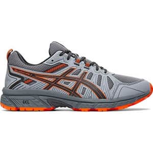 ASICS Men's Gel-Venture 7 (4E) Shoes, 9.5XW, Carrier Grey/Habanero for $50