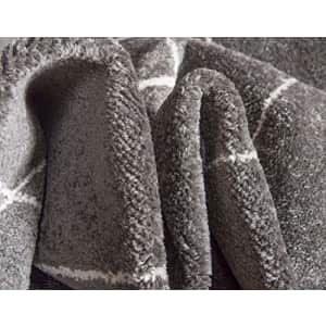 Unique Loom Area Rug, 6' 0 x 9' 0 Rectangular, Dark Gray for $80 Unique Loom Area Rug, 6' 0 x 9' 0 Rectangular, Dark Gray for $80