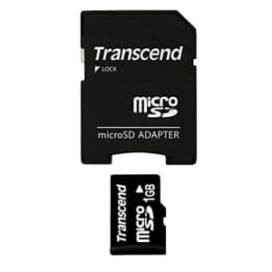 Transcend TS1GUSD 1GB Micro-Secure Digital Card for $15