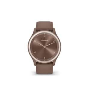 Garmin vivomove Sport, Hybrid Smartwatch, Health and Wellness Features, Touchscreen, Cocoa for $180