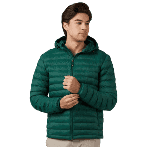 32 Degrees Women's Lightweight Packable Down Hooded Jacket for $15