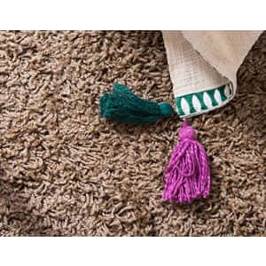 Unique Loom Solo Solid Shag Collection Modern Plush Sandy Brown Area Rug (8' 0 x 10' 0) for $95 Unique Loom Solo Solid Shag Collection Modern Plush Sandy Brown Area Rug (8' 0 x 10' 0) for $95