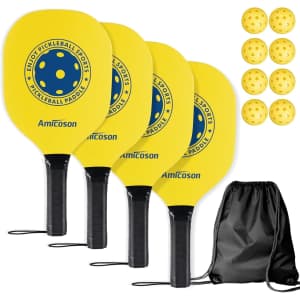 Amicoson Pickleball Paddle Set for $20