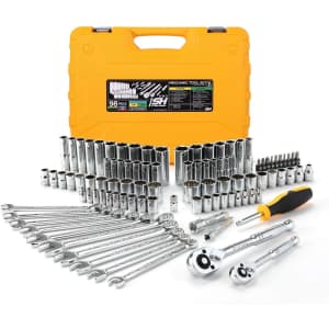 Steelhead 98-Piece Mechanics Tool & Socket Set for $40 Steelhead 98-Piece Mechanics Tool & Socket Set for $40
