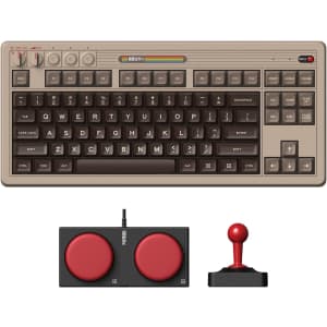8Bitdo Retro Wireless Mechanical Keyboard C64 Edition for $75 w/ Prime