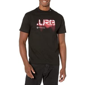 LRG Men's Lifted Research Group Overground T-Shirt, Black, XL for $15