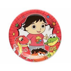 American Greetings Ryan's World Party Supplies, Paper Dinner Plates (8-Count) for $16