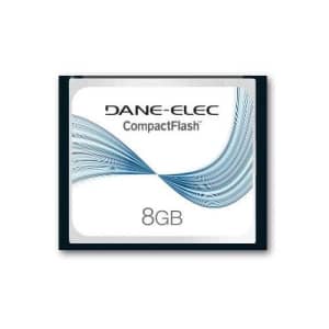 Dane Elec Dane-Elec EOS Rebel XTi-T44656 8GB CompactFlash Memory Card for $19