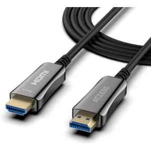 Atzebe 50-Foot Fiber Optic HDMI Cable for $40