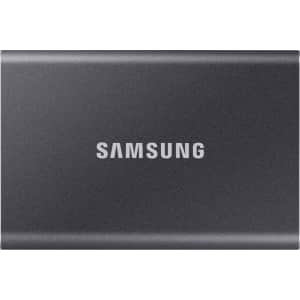 Samsung T7 1TB USB 3.2 Portable External SSD for $70